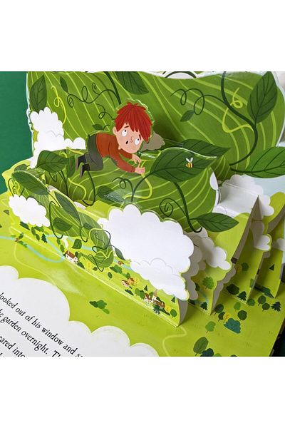 North Parade Children's book, NPP, Jack And The Beanstalk - Children's Fairy Tale Pop-Up Book, 3+ years