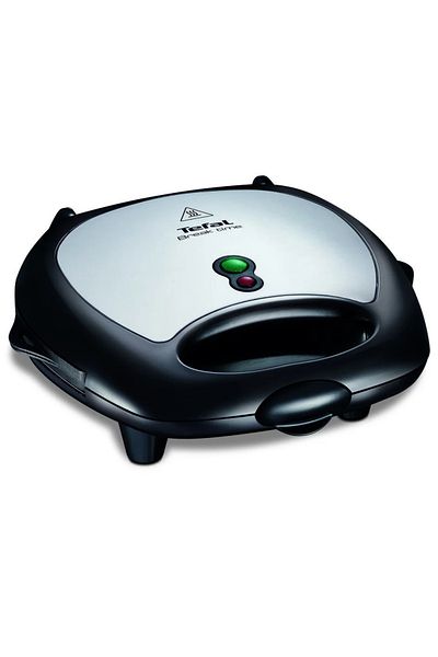 TEFAL | Aparat de gătit sandvișuri | SW614831 | 700 W | Număr de plăci: 3 | Negru/oțel inoxidabil