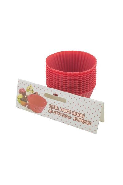gogiva Silicone muffin mold set, 12 pcs