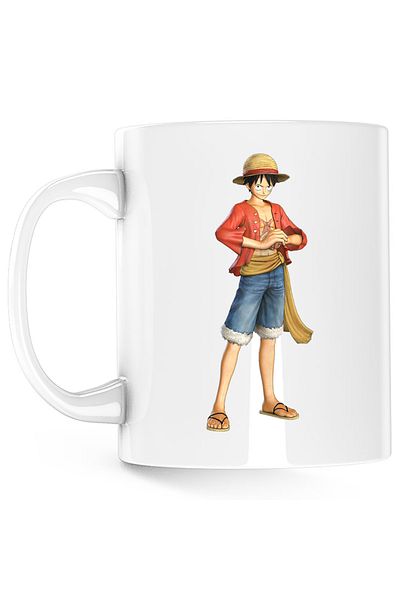 OEM Cana Eiichiro Oda Monkey D Luffy One Piece Captain, alba, 330 ml