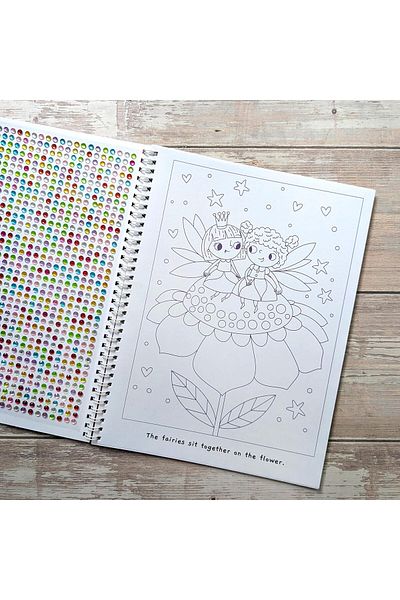 North Parade Children's book, NPP, Gem Art Activity Book: Magical Friends, 3+ years