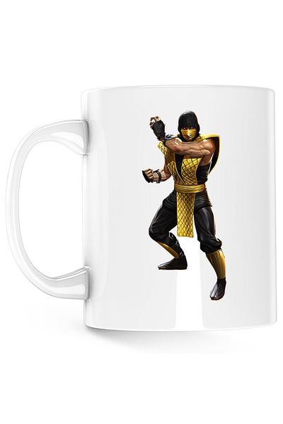 OEM Mortal Kombat Reptile Kung Fu Fighting Arena Mug, white, 330 ml