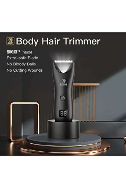 Denx ماكينة حلاقة كهربائية للمناطق الحساسة والجسم بالكامل - آمنة ومقاومة للماء واحترافية