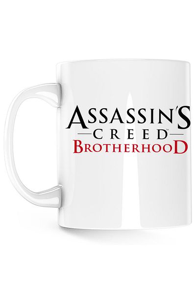 OEM Assassin's Creed Brotherhood Logo Mug, white, 330 ml