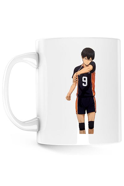 OEM Haikyuu Tobio Kageyama Volleyball Player Haikyu!! Mug, white, 330 ml