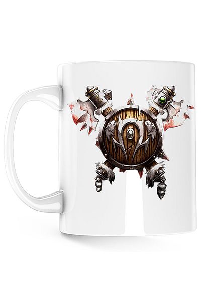 OEM Cana World of Warcraft Orc Race Crest WoW, alba, 330 ml