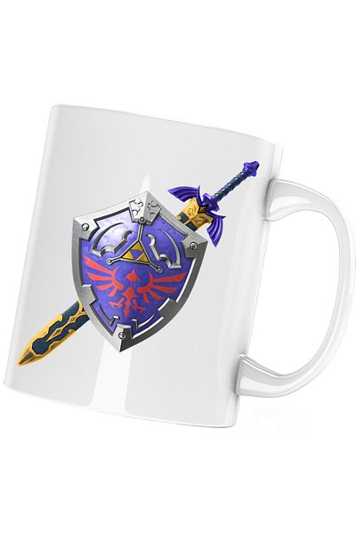 OEM Cana Legend of Zelda Epic Shield Sky Breath, alba, 330 ml