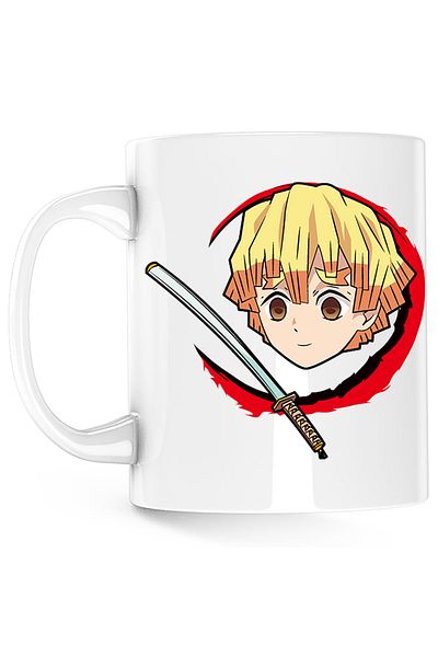 OEM Cana Demon Slayer Zenitsu Agatsuma Bebe Karate, alba, 330 ml