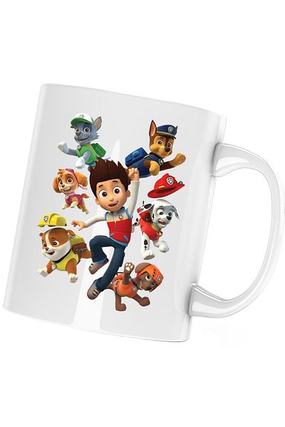 OEM Paw Patrol Mug All Police Dogs Team, white, 330 ml