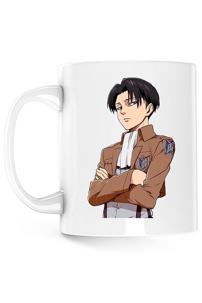 OEM Cana Attack on Titan Captain Levi Anime AOT Manga, alba, 330 ml