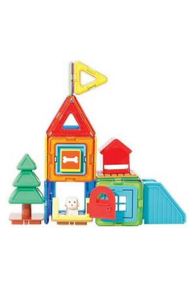Clicstoys Magformers Building Set - Milo's House, 33 pieces