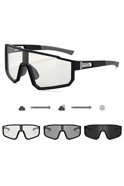 OEM Polarized sunglasses with photochromic lenses, Smart Vision, black