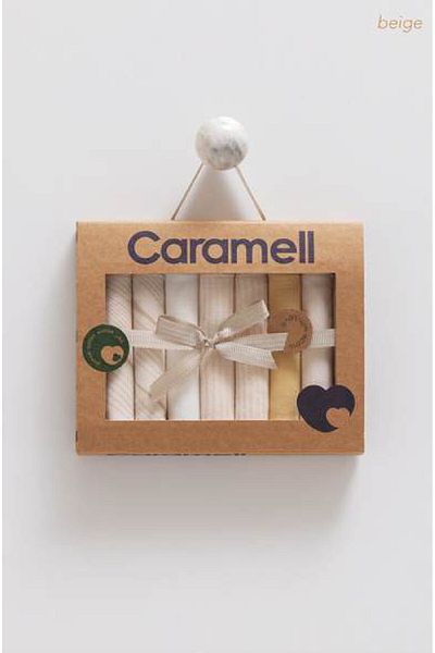 Caramell My Baby Kumsal 100% Cotton 7-Pack Baby Mouth Wipes New Season Lovely Baby Beige 1842