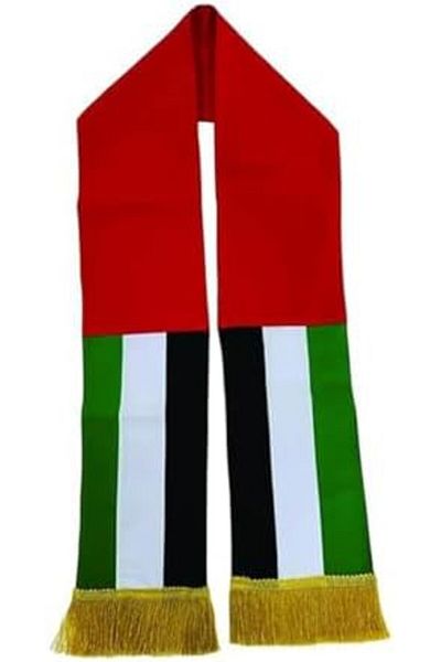 Yuwell YU WELL UAE National Day Special Scarf for Events and Celebrations (148x17cm) (Model-3)