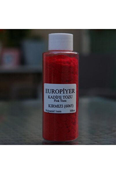 Europiyer Kırmızı Kadife Tozu (FLOK TOZU)