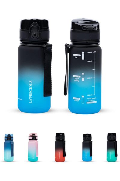 LA' PRECIOUS Water Bottle for Kids & Adults, 500ML, 350ML - USA Tritan Material, Non-Toxic BPA Free,