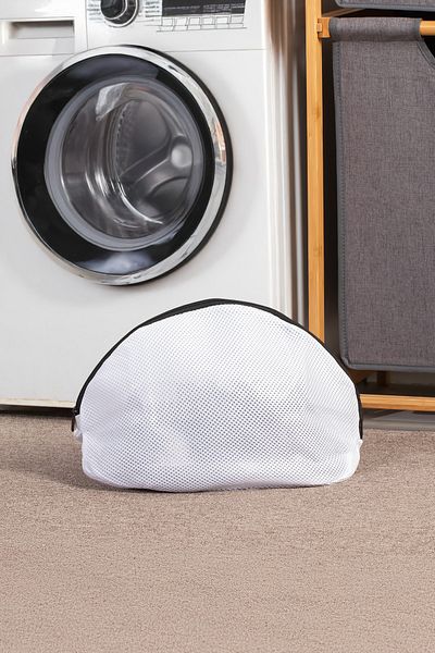 Porsima 3133 Laundry Net Shoe Washing Net with Zippered Compartment Anti-Deformation Bag Net