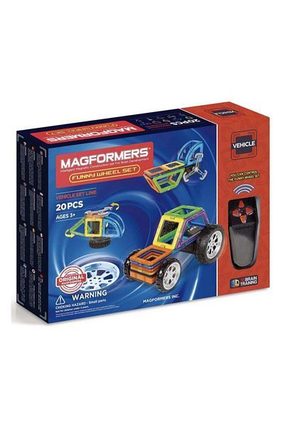 Clicstoys Magnetic set Funny Wheels