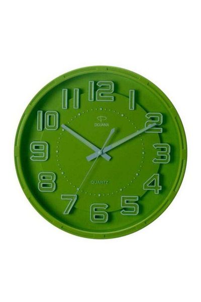 dojana Analog Wall Clock Green 400x400x35mm