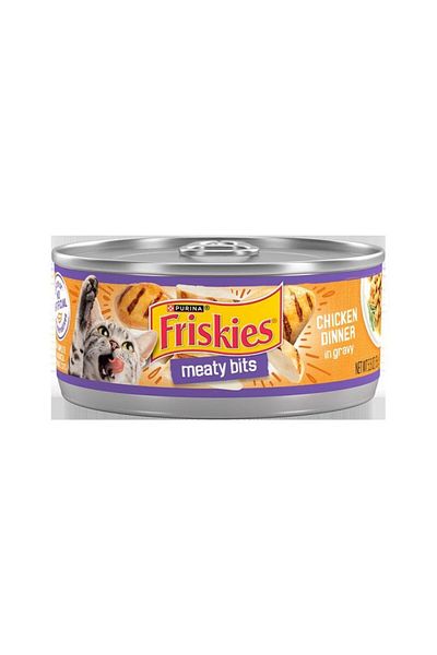 PURINA NESTLE Purina Friskies Meatybits Chicken Dnr 156g