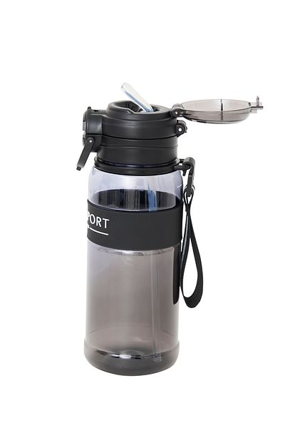 U.S. Polo Assn. U.S. Polo Assn. 25003 Flask Water Bottle Drinking Bottle Sports School Daily Black