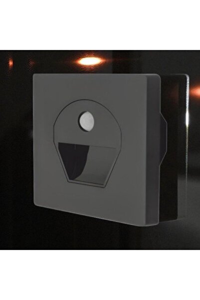 Cata 1W SENSÖRLÜ LEDLİ KORİDOR ARMATÜRÜ SİYAH KASA(BEYAZ) CT-5170SB