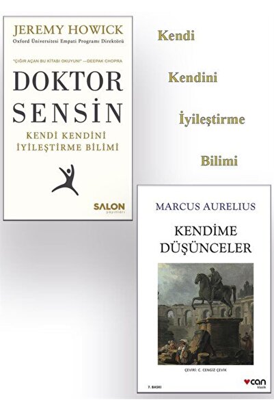 Salon Yayınları Doktor Sensin & Kendime Düşünceler (2 Kitap Set) & Kendi Kendini İyileştirme Bilimi