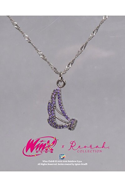 Reorah Collection Winx Club® Tecna Enchantix Wings Mıknatıslı Arkadaşlık Kolyesi