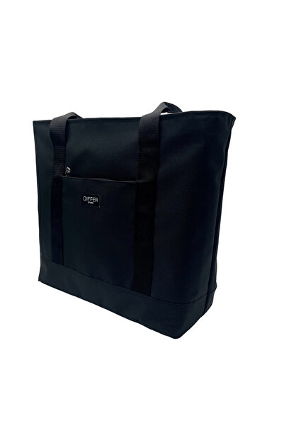 Differ Studio Μαύρο χρώμα 2 τεμαχίων αδιάβροχη τσάντα πολλαπλών χρήσεων με μαύρη εσωτερική τσάντα παραλίας/μπράτσο/ώμος/αθλητική/τσάντα ταξιδιού