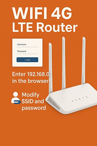 ZTECH 4G Modem - WiFi 4G LTE Router – Tak-Çalıştır Mobil İnternet Çözümü