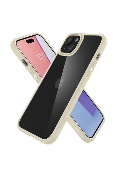 Spigen Etui Ultra Hybrid na iPhone 15 Plus beżowe