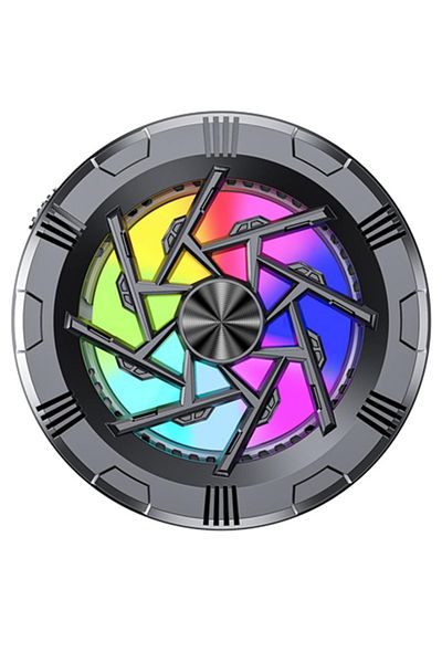 MACON Universal RGB Phone Cooler Fan – Magnetic Mobile Radiator with Fast Heat Dissipation Gaming fan