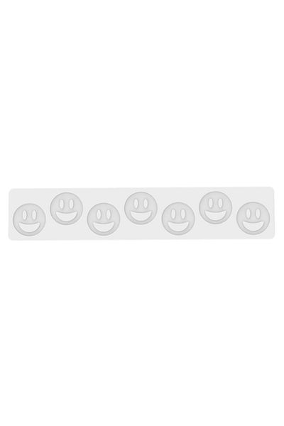 silikomart Silicone mold for decoration, Smiley Face, Sorriso 2, ø50x2 mm