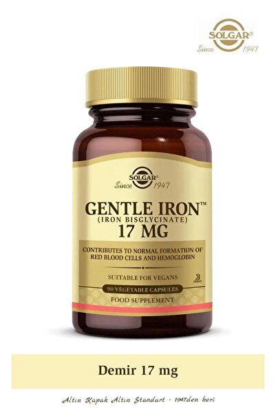 Solgar Gentle Iron 17mg 90 Kapsül
