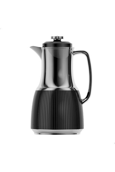 Blackstone 1 Liter Flask - Leakproof Button Locking Design, Lightweight Durable Flask for Hot & Cold Drinks