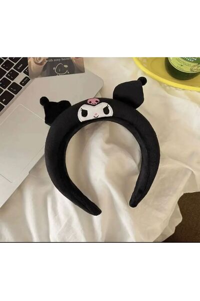 ela777 Coroană cu figurină Kuromi neagră