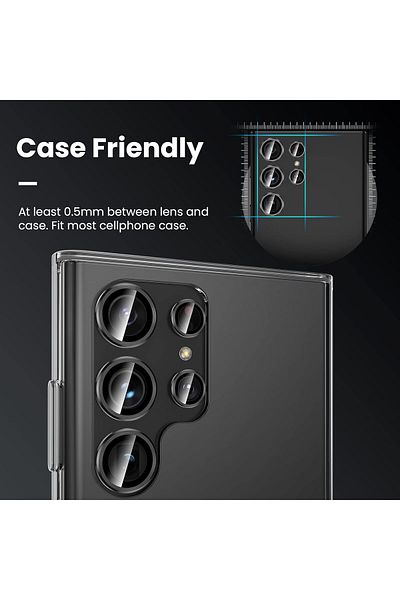 Generic Camera Lens Protector, 9H Tempered Glass 3+2 PCS for Samsung Galaxy S23 Ultra 5G