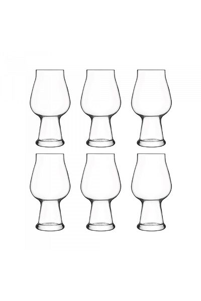 Luigi Bormioli Set 6 pahare bere LUIGI BORMIOLI BIRRATEQUE STOUT, 600ml, D9,5xH17,8cm