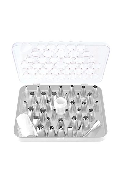 silikomart Set of 36 professional stainless steel pastry tips