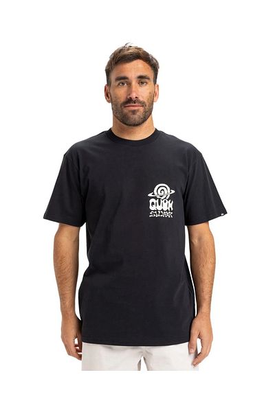 Quiksilver Standard Fit T-Shirt Soft Textured Colorful Round Neck T-Shirt
