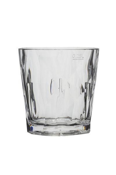Raki Pahar whisky policarbonat DIAMOND CLEAR, 250ml, D8,7xh9cm