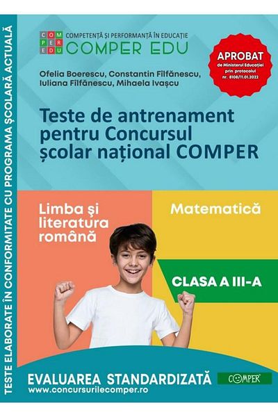 Editura Comper Practice tests for the National School Competition