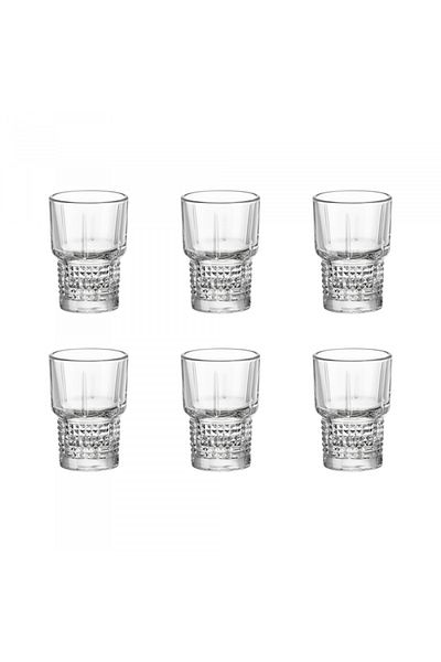 Bormioli Rocco Set of 6 BORMIOLI ROCCO BARTENDER shot glasses, 77ml
