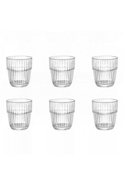 Bormioli Rocco Set of 6 whiskey glasses, BORMIOLI ROCCO BARSHINE, 305ml, D8.4xh9.2cm