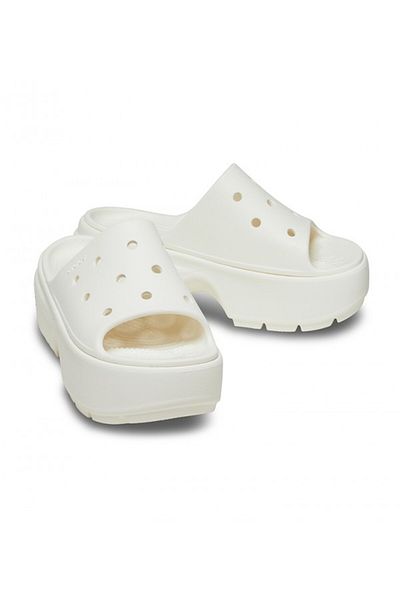 Crocs White Stomp Slide