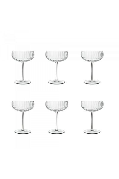 Luigi Bormioli Set 6 pahare cocktail LUIGI BORMIOLI SPEAKEASIES SWING CHAMPAGNE, 300ml, A10,7xÎ14,8cm