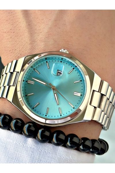 Tisaati Premium Series Special Design Luxury Series Metal Cord Classic Men's Wrist Watch - Bracelet Gift