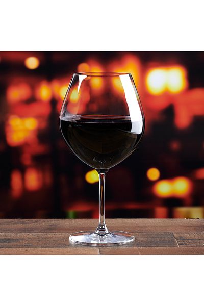LUCARIS Set 6 pahare cu picior pentru vin rosu BANGKOK 750ml BURGUNDY