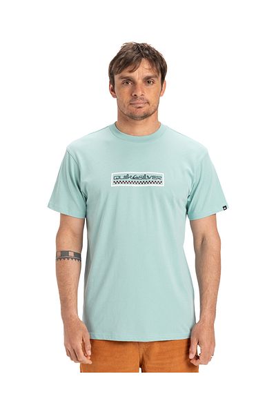 Quiksilver Μπλουζάκι με τυπικό καλούπι Μαλακή υφή Πολύχρωμο μπλουζάκι με στρογγυλή λαιμόκοψη