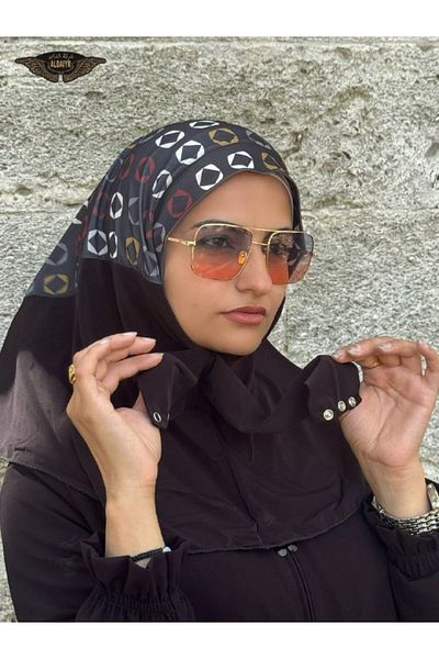 ALDIRA Snap Hijab Bonnet Pattern